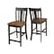 Whitewood Industries Solid Wood San Remo Counter Height Dining Stool - 24" Seat Height S45-102 - alternate 3